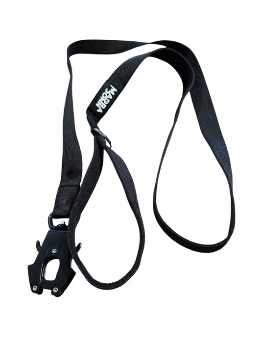 Leash 1.5 meter  2.5 cm width with secure clip , soft handle