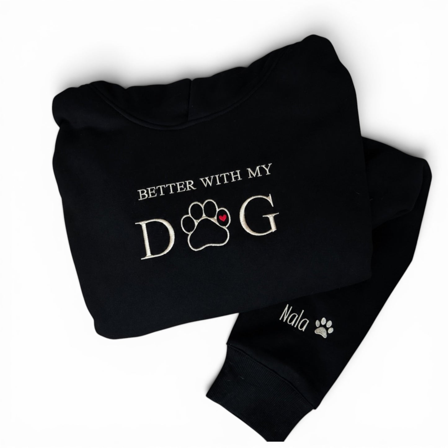 BETTER WITH MY DOG  Premium Unisex Hoodie